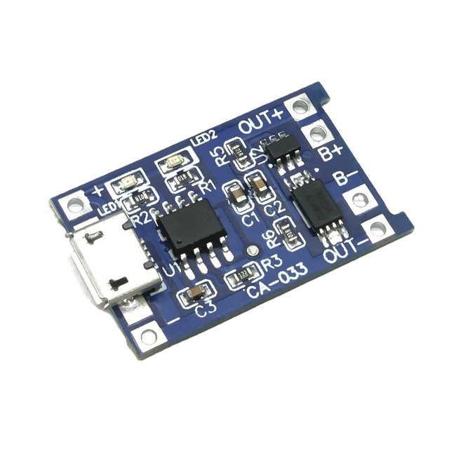 CA-033 Micro Type-c USB 5V Charging Board With Protection 18650 1A Li-ion Lithium Battery Charger Module
