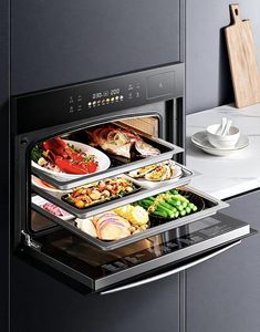 Horno de Vapor Eléctrico Mecánico Premium de Aluminio, Automático, Antiadherente, con Protección contra Sobrecalentamiento, Programable, <span class=keywords><strong>Sin</strong></span> <span class=keywords><strong>Aceite</strong></span>, Saludable, para Exteriores - Product Image 5