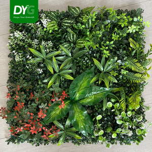 Panneau mural végétal artificiel <span class=keywords><strong>tropical</strong></span> pour extérieur et intérieur avec arbustes et herbe, en matériau PE écologique - Product Image 5