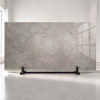 Losas de Piedra Sinterizada de Gran Formato con Acabado Pulido, Aspecto de Mármol Gris, de Alta Calidad y en Oferta, para Encimeras de Cocina