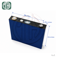 Cellule LiFePO4 prismatique de qualité A Lishen 125Ah 3.2V pour pack de batteries de chariot élévateur, véhicule électrique, camping-car