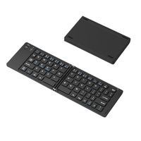 Teclado logo teclado plegable teclado Bluetooth para celular plegable ligero teclado Bluetooth para teléfono celular plegable ligero