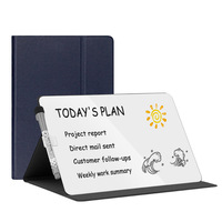 Tableau blanc magnétique effaçable à sec, portable, pliable, pour l'éducation, avec support de bureau