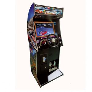 22-Inch Coin-Operated Racing Car Game Machine Durable 1-Year Metal Construction Supermarket Entrance Marble Racing Wooden Stand - Product Image 2