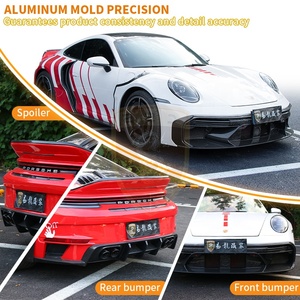 ชุดแต่งคาร์บอนไฟเบอร์แห้ง 911 992 สำหรับ Porsche 992 <span class=keywords><strong>RT900</strong></span> ทรง BB ประกอบด้วยกันชนหน้า, ซุ้มล้อ, สเกิร์ตข้าง, กันชนหลัง, สปอยเลอร์หลัง - Product Image 4