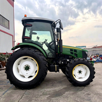 Tracteur agricole multifonctionnel 4x4 50 CV Guide Mini avec moteur, pompe hydraulique, boîte de vitesses et composants de roulement