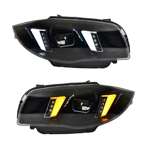 YU GUANG para <span class=keywords><strong>BMW</strong></span> Serie 1 E87 Faro Delantero <span class=keywords><strong>2004</strong></span>-2011 118i <span class=keywords><strong>120i</strong></span> 125i Actualización de Luz Frontal Ojos de Serpiente Lámpara LED - Product Image 1