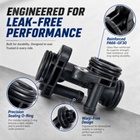 Bride de sortie de liquide de refroidissement 06K121143B pour EA888 Gen3 1.8 2.0 TFSI Audi A3 A4 A5 Q5 VW Tiguan Passat GTI, joint d'étanchéité du connecteur d'eau