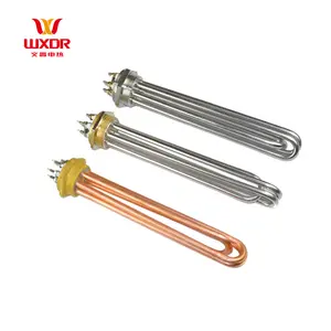 Wenxin 220v 380v flanged immersion water heater high power immersion heater for vapor generator