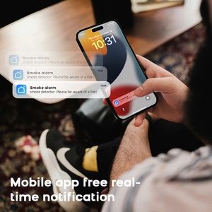 <span class=keywords><strong>Détecteur</strong></span> <span class=keywords><strong>de</strong></span> <span class=keywords><strong>fumée</strong></span> intelligent <span class=keywords><strong>WIFI</strong></span> Tuya Smart ABS PG-S11 avec portée <span class=keywords><strong>de</strong></span> détection <span class=keywords><strong>de</strong></span> 20-30 m et alarme via application pour la sécurité domestique - Product Image 4
