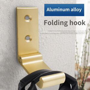 Zuo Gang Modern Furniture Metal <strong>Hooks</strong> New Design Aluminum Alloy Folding Coat and <strong>Towel</strong> <strong>Hooks</strong> Single Coat Hanger for Door - Product Image 2