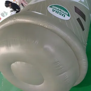 Gigante personalizado para publicidad taza de café inflable para promoción evento mascota personajes
