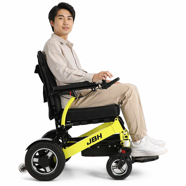 Travel Power Foldable Lightweight Automatic Folding Electric Wheelchair D39 JBH Brand