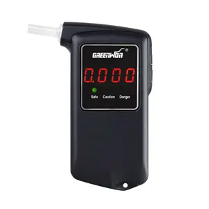 GREENWON Fuel cell sensor Professional digital alcohol tester Portable Digital Alco-meter