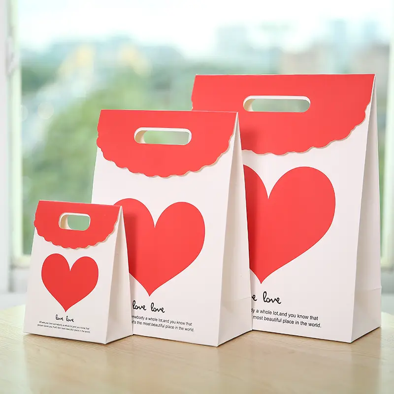 Ruihe Custom Transparent Pouch Paper Gift Bag, Packing Paper flap bags For Clothes For Packaging/