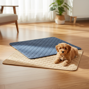 Alfombrillas Lavables y Reutilizables para Cama de Perro, Impermeables, Absorbentes de Orina, Alfombra Suave de Gamuza para Mascotas - Product Image 1