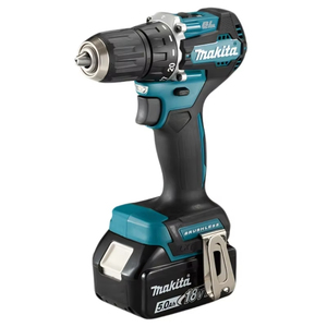 Kit combiné d'outils électriques sans fil Makita 7 pièces 18V avec perceuse sans balais, clé à chocs, pistolet à graisse, cliquet, 2 batteries et chargeur - Product Image 2