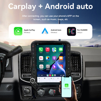 Radio Multimedia para Auto con Android 15, Pantalla Vertical, Navegación GPS para Dodge RAM 1500 2008-2012, Radio para Auto de 12.1 Pulgadas, Unidad Principal Estéreo