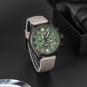 Reloj de Lujo para Hombre, Diseño de Seis Agujas, Serie Z, Estilo Deportivo y Ejecutivo, Mecánico, Verde - Product Image 1