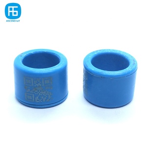 Numéros <span class=keywords><strong>de</strong></span> série étanches durables QR <span class=keywords><strong>Code</strong></span> imprimable 134.2khz 125khz LF RFID anneau <span class=keywords><strong>de</strong></span> pied pour l'identification des poulets - Product Image 4