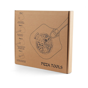 Juego de Cortador y Pala para <span class=keywords><strong>Pizza</strong></span> Plegable de 12 Pulgadas con Mango de Madera y Aluminio Premium - Product Image 5