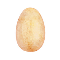 Vente en gros de pierres précieuses en cristal 25x40MM Oeufs de Pâques Pierre naturelle Pierres d'inquiétude pour la décompression Cadeaux de fête pour la famille et les amis