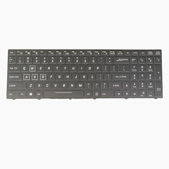 US English Layout- Laptop Replacement Keyboard for Clevo P955ET1 P955ET3 P955HP6 P955HQ1 P955HQ3 Zone RGB Colorful Backlit
