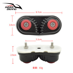 Keep Diving Cam Cleat Aluminum Boat Rope Clamp For Sailboat Kayak <b>Yacht</b> Marine Hardware - Product Image 5