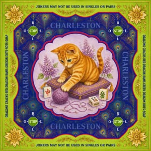 Tappetino da <span class=keywords><strong>Gioco</strong></span> Portatile per Mahjong, Facile da Pulire, Pieghevole, per Giochi di Carte e Poker - Product Image 2