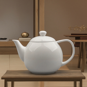 Service à thé <span class=keywords><strong>en</strong></span> <span class=keywords><strong>porcelaine</strong></span> au design simple et moderne <span class=keywords><strong>théière</strong></span> japonaise <span class=keywords><strong>en</strong></span> céramique blanche <span class=keywords><strong>en</strong></span> gros - Product Image 6