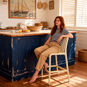 Kursi Bar Besi Ramping untuk Penyedia Layanan Perhotelan di Uni Eropa dan AS, Pemilik Rumah, Dapat Ditumpuk, Tahan Lama, Sandaran Ergonomis, Kursi Bar Besi - Product Image 1