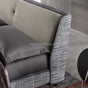 Italiano moderno <span class=keywords><strong>materasso</strong></span> più imbottito telaio del <span class=keywords><strong>letto</strong></span> in tessuto e pelle King Size <span class=keywords><strong>letto</strong></span> matrimoniale per la casa d'albergo camera da <span class=keywords><strong>letto</strong></span> Set di mobili - Product Image 6
