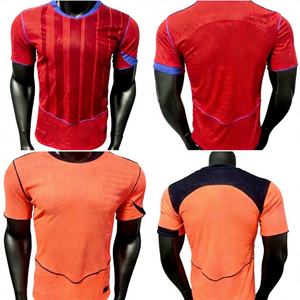 Camisetas y Tops de Fútbol de Manga Corta Transpirables de Poliéster 25-26, Personalizables con Nombre de Jugador y Logotipo del Equipo - Product Image 1