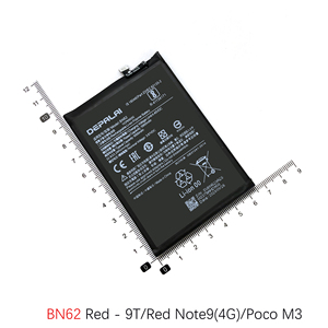สำหรับ <span class=keywords><strong>Xiaomi</strong></span> <span class=keywords><strong>Redmi9</strong></span> 10X 9T Note9T Note9Pro Note9S BM54 BN52 BN53 BN54 BN55แบตเตอรี่โทรศัพท์ BN62 - Product Image 4
