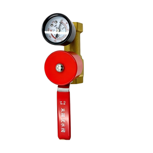 Vanne d'inspection en laiton DN25 K115 pour sprinkler d'incendie avec manomètre, vanne de test d'eau terminale DN25 de 1 pouce pour système d'incendie - Product Image 3