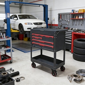 Carrito <span class=keywords><strong>de</strong></span> Herramientas para Mecánico <span class=keywords><strong>de</strong></span> Taller, Caja <span class=keywords><strong>de</strong></span> Herramientas <span class=keywords><strong>con</strong></span> <span class=keywords><strong>Ruedas</strong></span> - Product Image 4