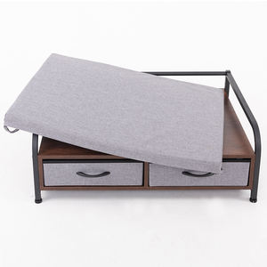 Mới Đến Bền Bằng Gỗ Vật Nuôi Sofa Giường Con Chó Với Ngăn Kéo Chất Liệu Bông Hoa Mô Hình - Product Image 5