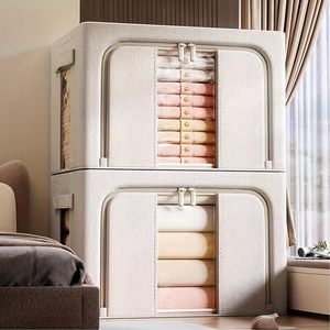 Hot Sale Cloth Fabric <b>Storage</b> <b>Box</b> Collapsible Clothes <b>Storage</b> <b>Box</b> Home <b>Folding</b> Foldable <b>Storage</b> <b>Box</b> Organizer Drawer Container - Product Image 3
