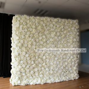 LFB1231 להפשיל מזויף אדום בורדו עלה פרחי קיר חתונת דקור - Product Image 6