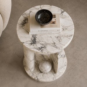 Table d'appoint en résine artisanale, table d'appoint moderne de luxe, meuble décoratif pour salon, chambre, bureau à domicile, hôtel - Product Image 5