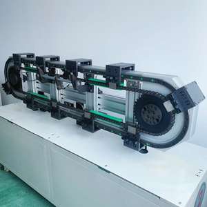 Precisie gebogen geleiders voor lineaire en circulaire beweging, verticale ovale transportband voor visueel inspectiesysteem - Product Image 3