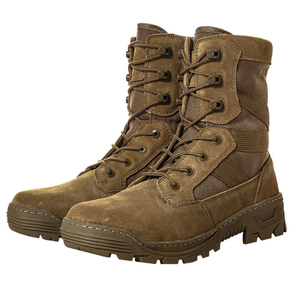 รองเท้าบูทคอมแบทหนังกลับแบบมีปลอกหุ้มผ้าใบอ๊อกซ์ฟอร์ดน้ำหนักเบา ระบายอากาศได้ดี รุ่น TSB05 - Product Image 5