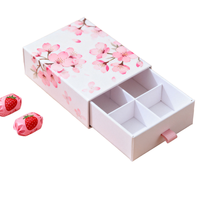Multi Grid Rigid Paperboard Gift Box with Matt Lamination & Embossing Divided Compartments for Candy Packaging
