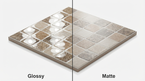 Piastrelle a Mosaico in Porcellana Smaltata Lucida a Forma di Ventaglio con Effetto Squama di Pesce, Colori Misti, per Pareti del Bagno, Rivestimenti Cucina, Progetti Doccia Hotel - Product Image 4