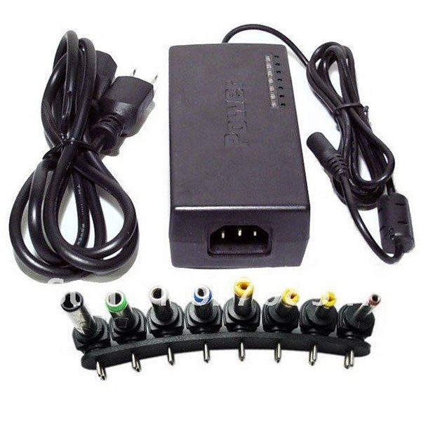 Universal 96W Laptop Notebook 15V-24V AC Charger Power Adapter With 8 Connectors for ASUS DELL Lenovo Sony Toshiba Laptop