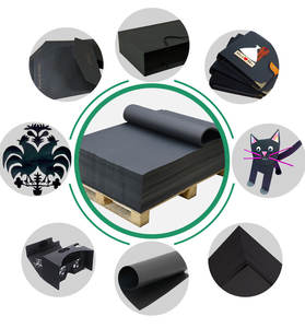 Hojas y Rollos de Cartón Negro de 350g y 3mm de Grosor, Reciclables, para Uso Químico e Industrial - Product Image 6