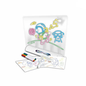 Pad luminoso occhiali 3D Tablet effetti di luce Puzzle Board tavolo da disegno 3D con penna per regali per bambini - Product Image 3
