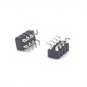 ขั้วต่อแบบหัวเสียบตัวเมียแบบกลึงขนาด 2.54 มม. แบบสองแถว SMT H:3.0 มม. 2*4P - Product Image 1