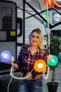 Ngoài trời 50ft 6 cái LED E27 ổ cắm Patio Globe Roof RV mái hiên treo cắm trại chuỗi đèn - Product Image 6