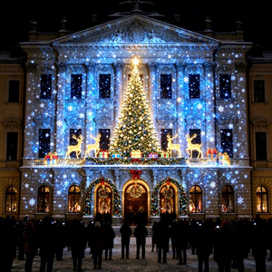 Sistema de Proyección Láser para Fachadas de Edificios, para Arquitectura Histórica, Hoteles, Parques y Grandes Eventos Visuales Públicos - Product Image 1